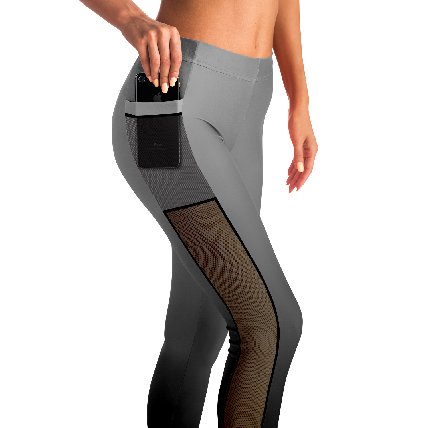  Just Being You, Your Way!-Activewear for Divas | Stand out at the gym, get your next pair of mesh leggings designed just for you!-Leggings - AOP - MESH FREE STYLE BLEND P2P3