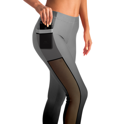  Just Being You, Your Way!-Activewear for Divas | Stand out at the gym, get your next pair of mesh leggings designed just for you!-Leggings - AOP - MESH FREE STYLE BLEND P2P3