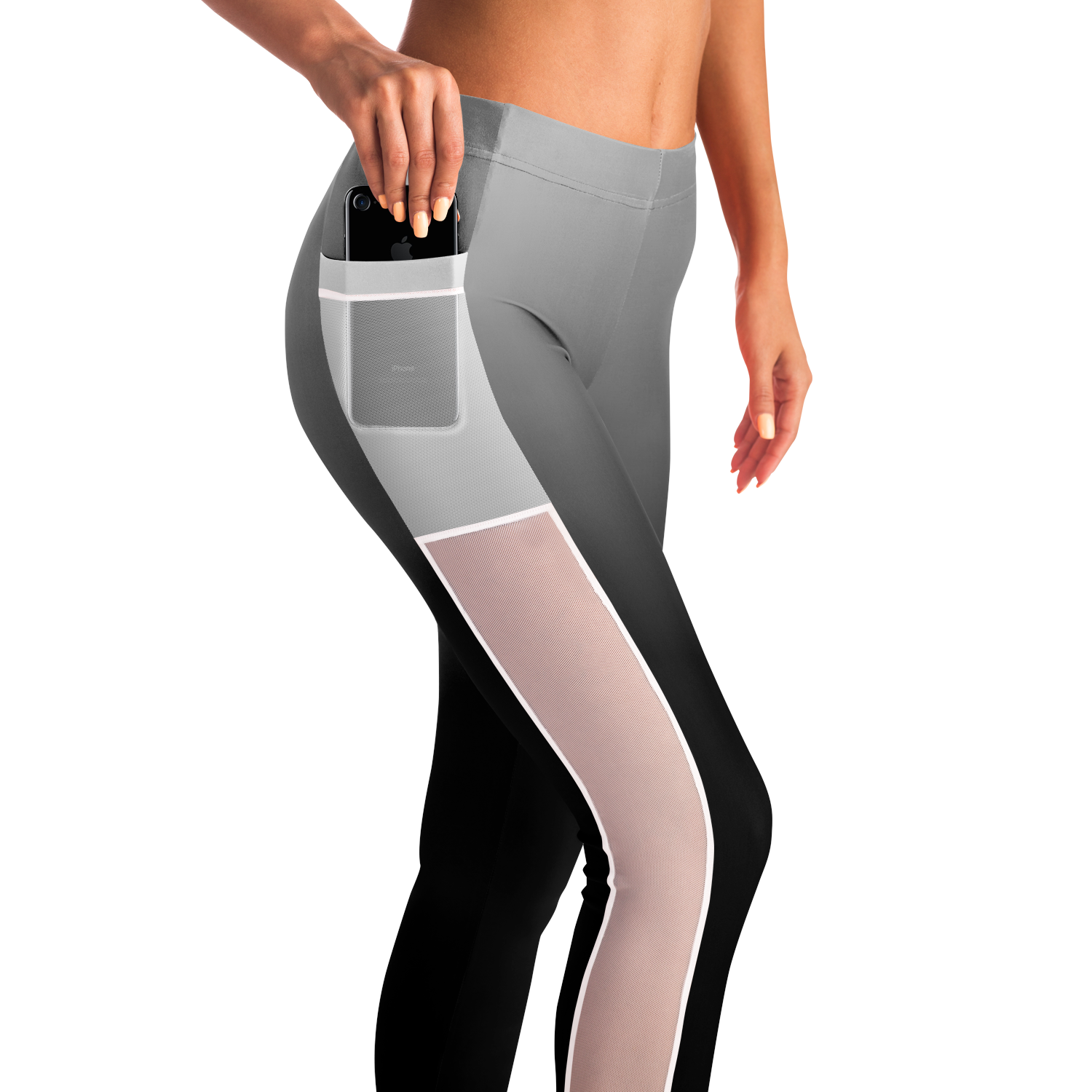  Just Being You, Your Way!-Activewear for Divas | Stand out at the gym, get your next pair of mesh leggings designed just for you!-Leggings - AOP - MESH FREE STYLE BLEND P2P3