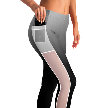  Just Being You, Your Way!-Activewear for Divas | Stand out at the gym, get your next pair of mesh leggings designed just for you!-Leggings - AOP - MESH FREE STYLE BLEND P2P3