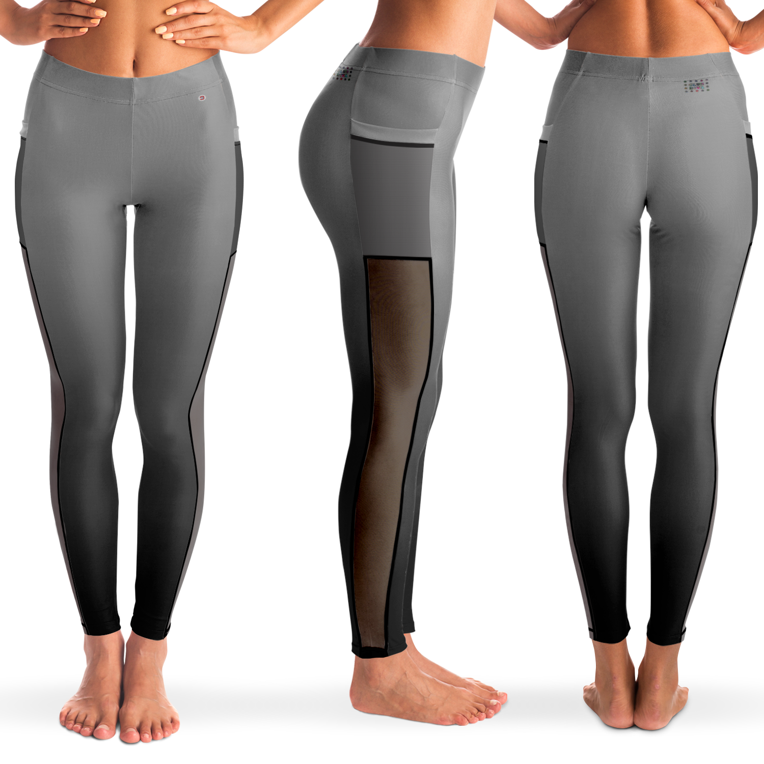  Just Being You, Your Way!-Activewear for Divas | Stand out at the gym, get your next pair of mesh leggings designed just for you!-Leggings - AOP - MESH FREE STYLE BLEND P2P3