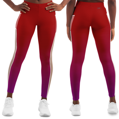  Just Being You, Your Way!-Activewear for Divas | Stand out at the gym, get your next pair of mesh leggings designed just for you!-Leggings - AOP - MESH FREE STYLE BLEND P2P3