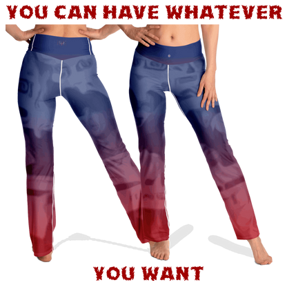  Just Being You, Your Way!-Activewear for Divas | Standout at jazz dance, get your next pair of flared leggings designed just for you!-Leggings - AOP - FLARE FREE STYLE 4R P1P2P3