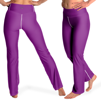  Just Being You, Your Way!-Activewear for Divas | Standout at the gym, get your next pair of flared leggings designed just for you!-Leggings - AOP - FLARE FREE STYLE PLAIN P1P2P3