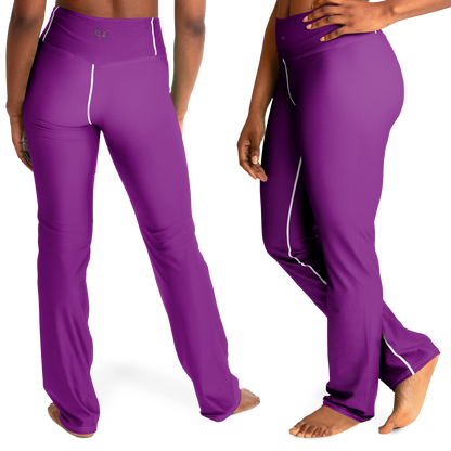  Just Being You, Your Way!-Activewear for Divas | Standout at the gym, get your next pair of flared leggings designed just for you!-Leggings - AOP - FLARE FREE STYLE PLAIN P1P2P3