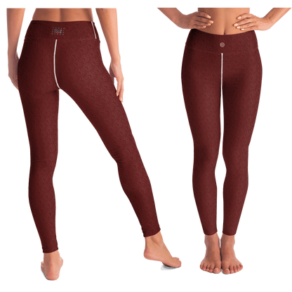  Just Being You, Your Way!-Activewear for Divas | Standout at yoga practice, get your next pair of dog paw pattern leggings designed just for you!-Leggings - AOP - YOGA FREE STYLE POOCH P1P2P3