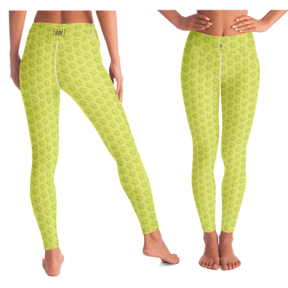  Just Being You, Your Way!-Activewear for Divas | Standout at yoga practice, get your next pair of dog paw pattern leggings designed just for you!-Leggings - AOP - YOGA FREE STYLE POOCH P1P2P3