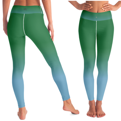  Just Being You, Your Way!-Activewear for Divas | Standout at yoga practice, get your next pair of leggings designed just for you!-Leggings - YOGA AOP - BLEND P0P1