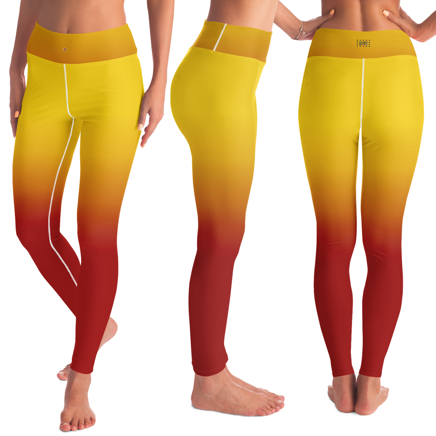  Just Being You, Your Way!-Activewear for Divas | Standout at yoga practice, get your next pair of leggings designed just for you!-Leggings - YOGA AOP - BLEND P0P1