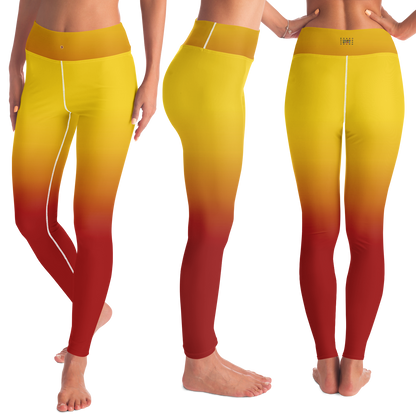  Just Being You, Your Way!-Activewear for Divas | Standout at yoga practice, get your next pair of leggings designed just for you!-Leggings - YOGA AOP - BLEND P0P1