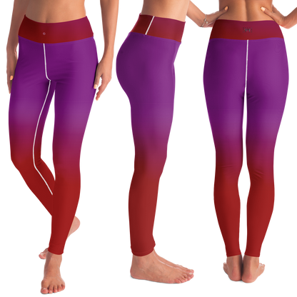  Just Being You, Your Way!-Activewear for Divas | Standout at yoga practice, get your next pair of leggings designed just for you!-Leggings - YOGA AOP - BLEND P0P1