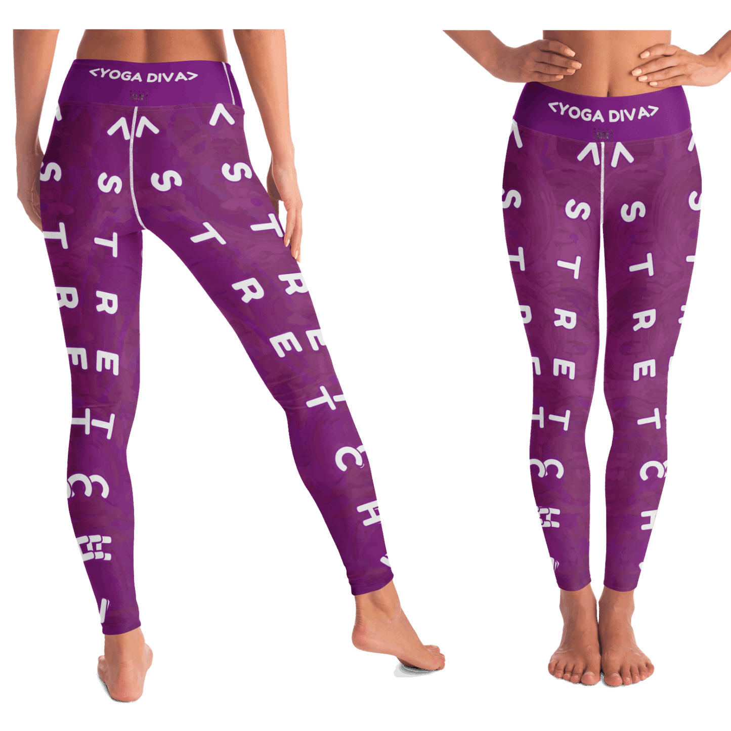  Just Being You, Your Way!-Activewear for Divas | Standout at yoga practice, get your next pair of yoga leggings designed just for you!-Leggings - AOP - YOGA FREE STYLECC P0P1