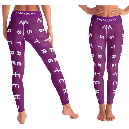  Just Being You, Your Way!-Activewear for Divas | Standout at yoga practice, get your next pair of yoga leggings designed just for you!-Leggings - AOP - YOGA FREE STYLECC P0P1