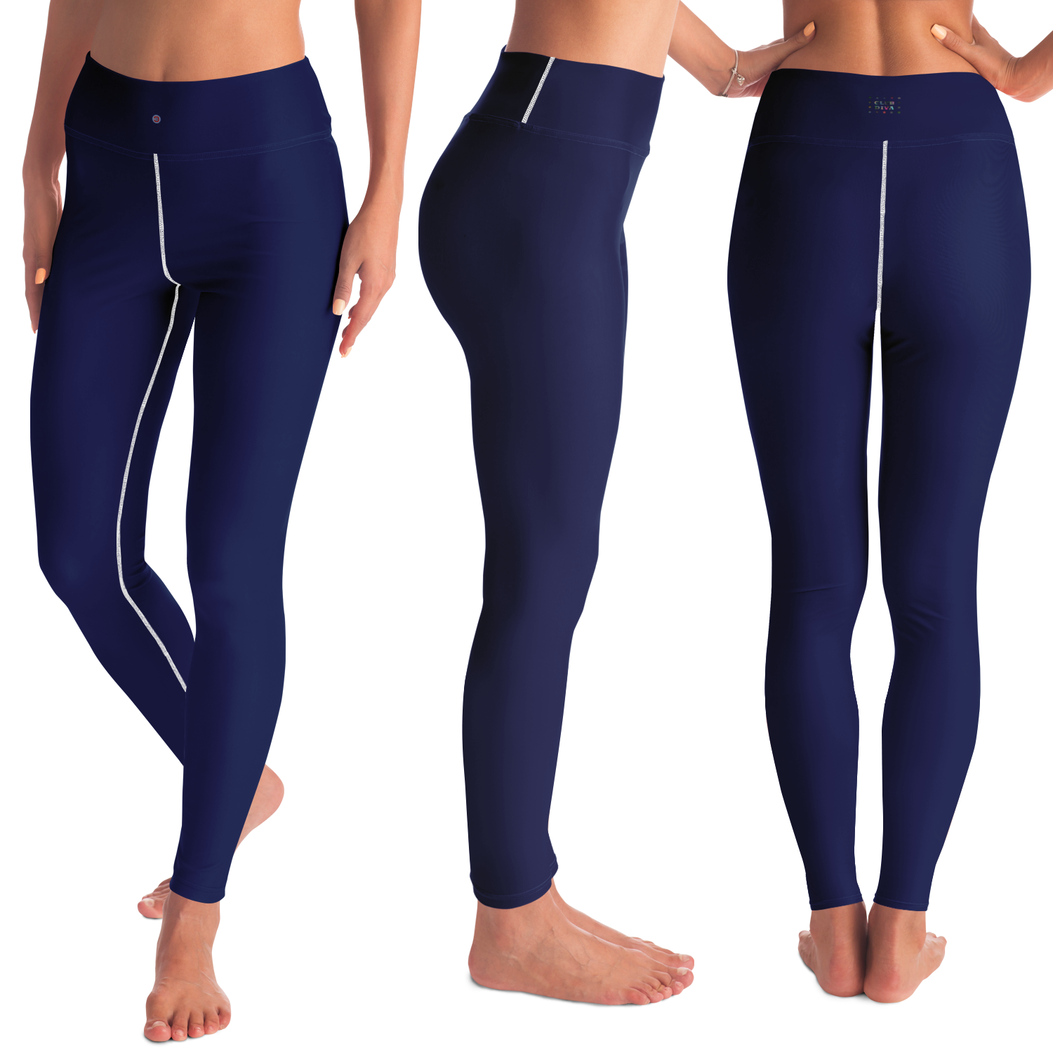  Just Being You, Your Way!-Activewear for Divas | Standout at yoga practice, get your next pair of yoga leggings designed just for you!-Leggings - AOP - YOGA PLAIN FREE STYLE P1P2P3