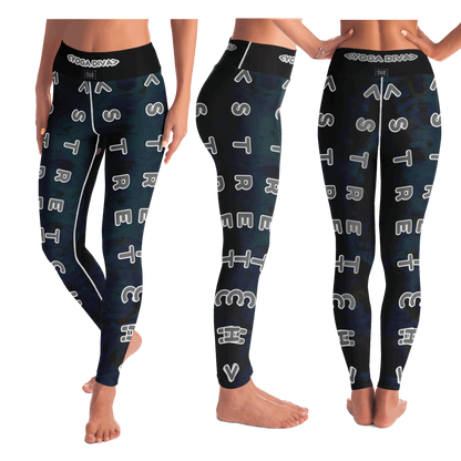  Just Being You, Your Way!-Activewear for Divas | Standout at yoga practice, get your next pair of yoga leggings designed just for you!-Leggings - AOP - YOGA FREE STYLECC P0P1