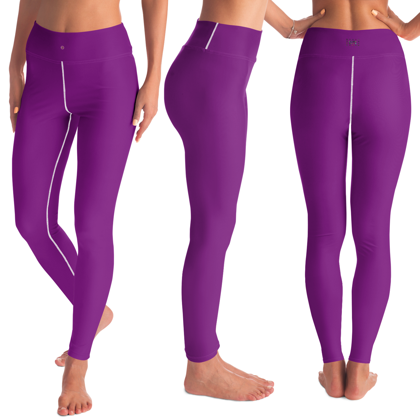  Just Being You, Your Way!-Activewear for Divas | Standout at yoga practice, get your next pair of yoga leggings designed just for you!-Leggings - AOP - YOGA PLAIN FREE STYLE P1P2P3