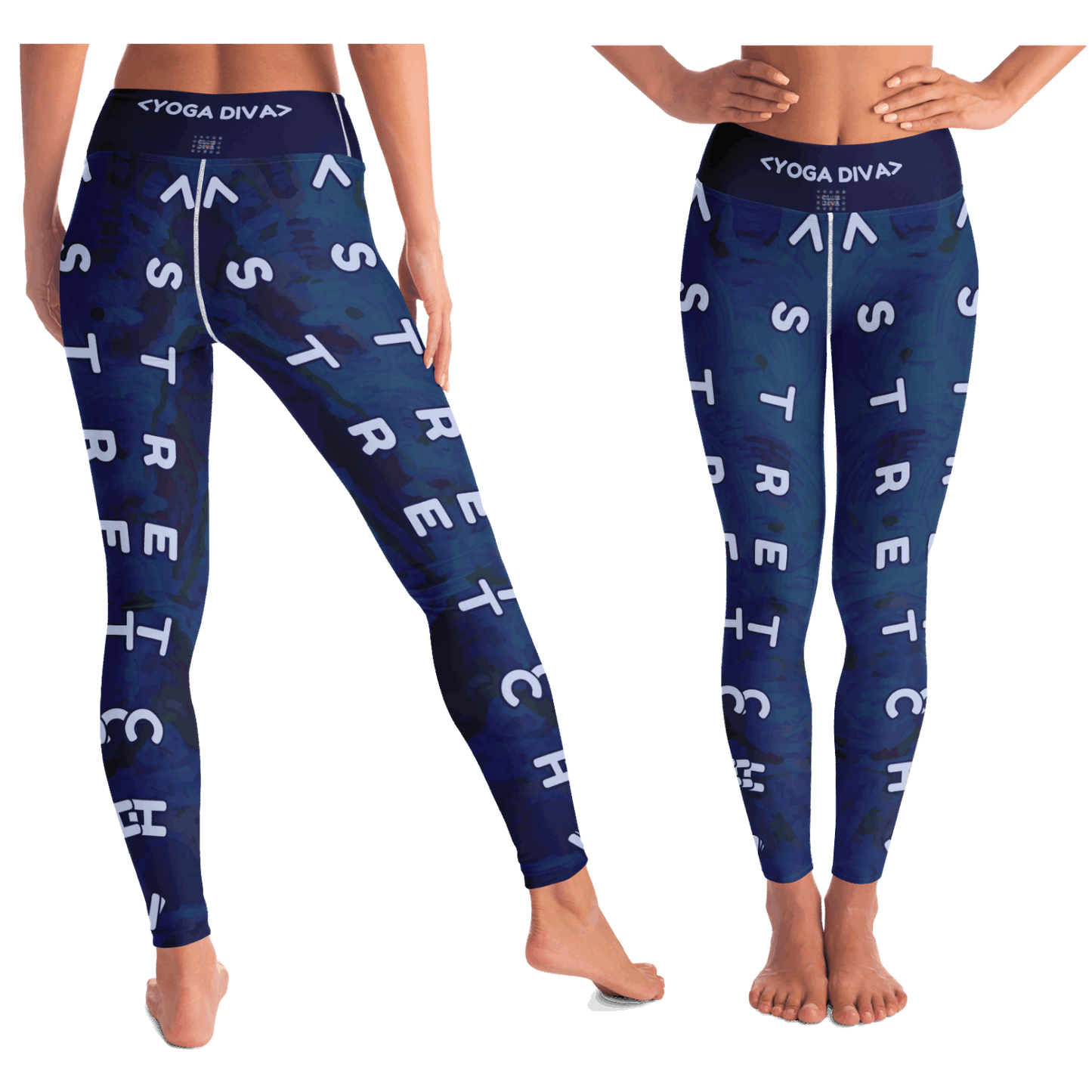  Just Being You, Your Way!-Activewear for Divas | Standout at yoga practice, get your next pair of yoga leggings designed just for you!-Leggings - AOP - YOGA FREE STYLECC P0P1