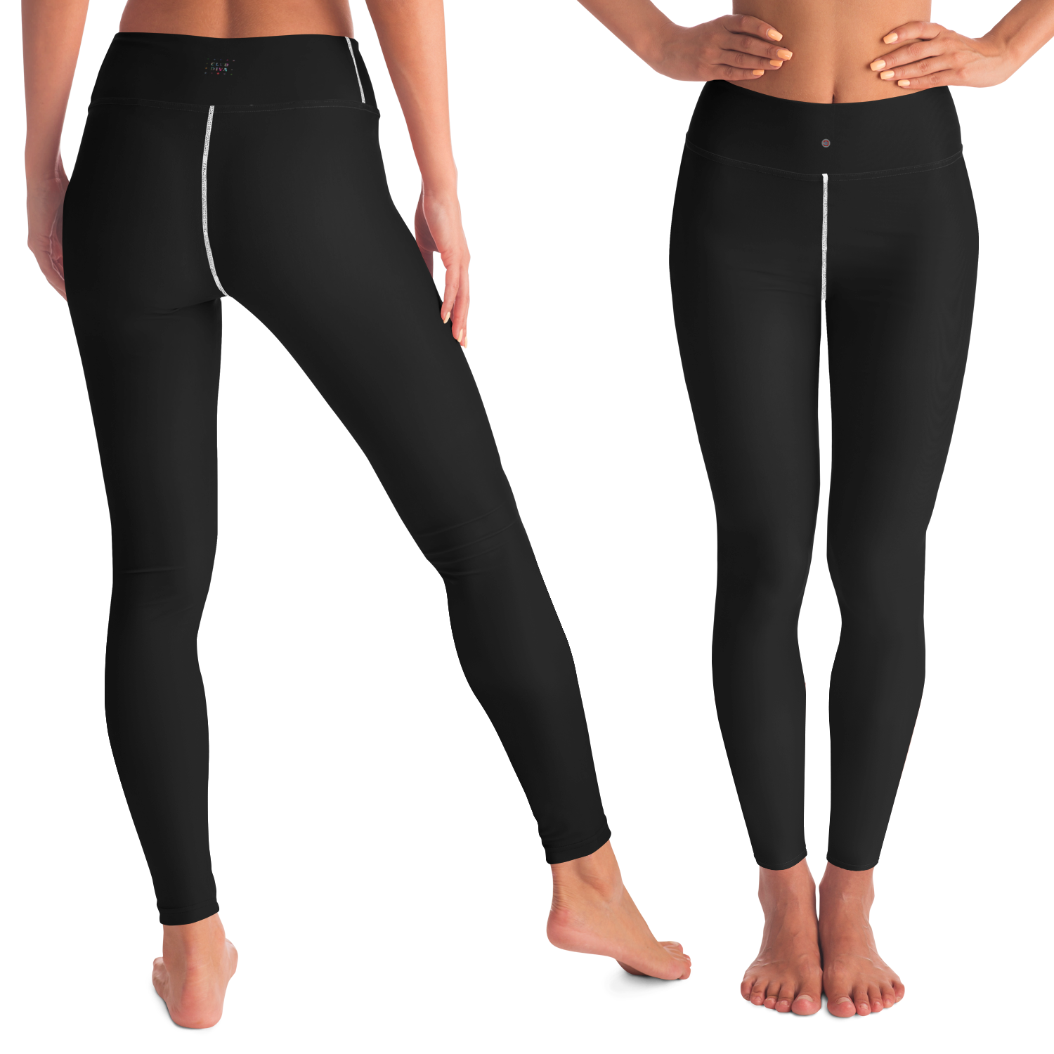  Just Being You, Your Way!-Activewear for Divas | Standout at yoga practice, get your next pair of yoga leggings designed just for you!-Leggings - AOP - YOGA PLAIN FREE STYLE P1P2P3