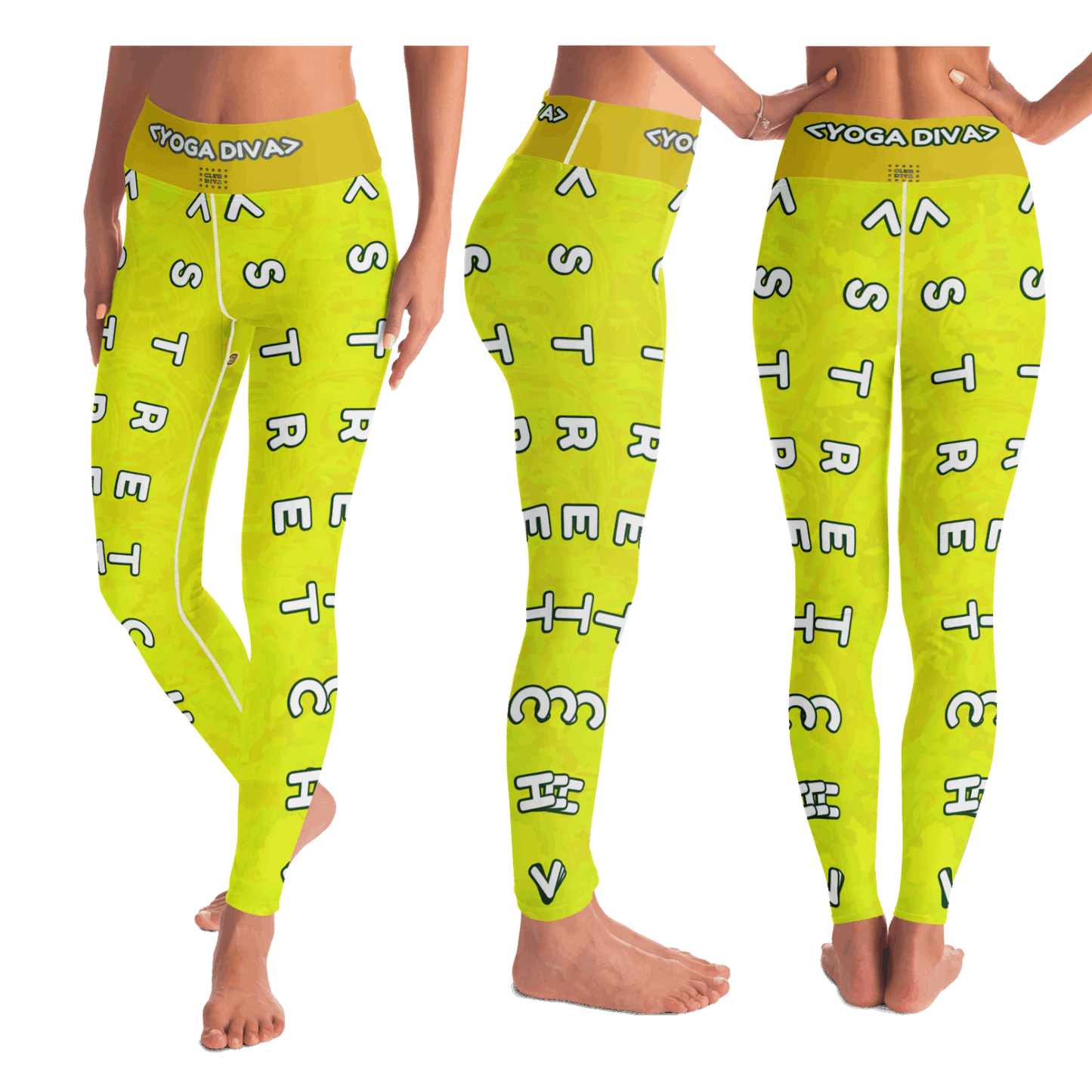  Just Being You, Your Way!-Activewear for Divas | Standout at yoga practice, get your next pair of yoga leggings designed just for you!-Leggings - AOP - YOGA FREE STYLECC P0P1