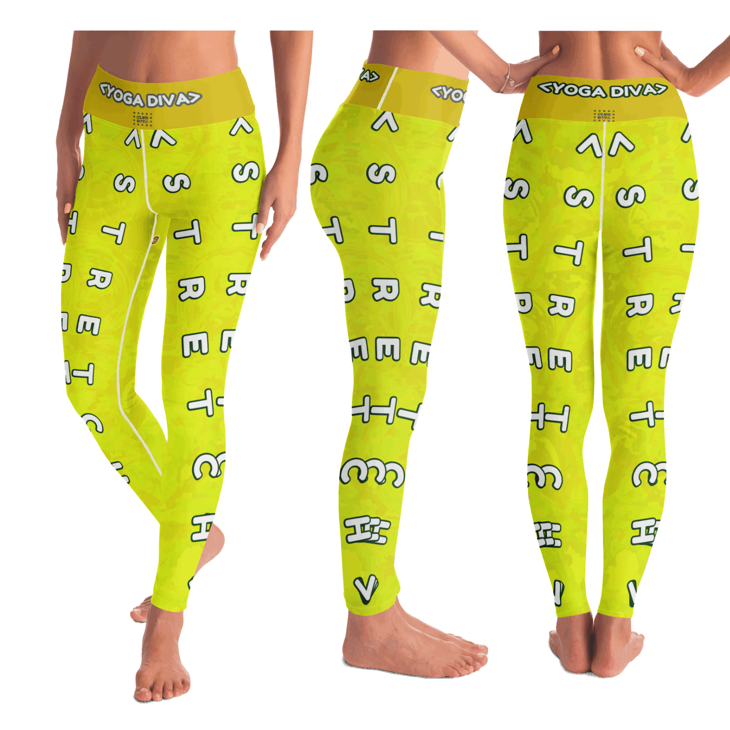  Just Being You, Your Way!-Activewear for Divas | Standout at yoga practice, get your next pair of yoga leggings designed just for you!-Leggings - AOP - YOGA FREE STYLECC P0P1