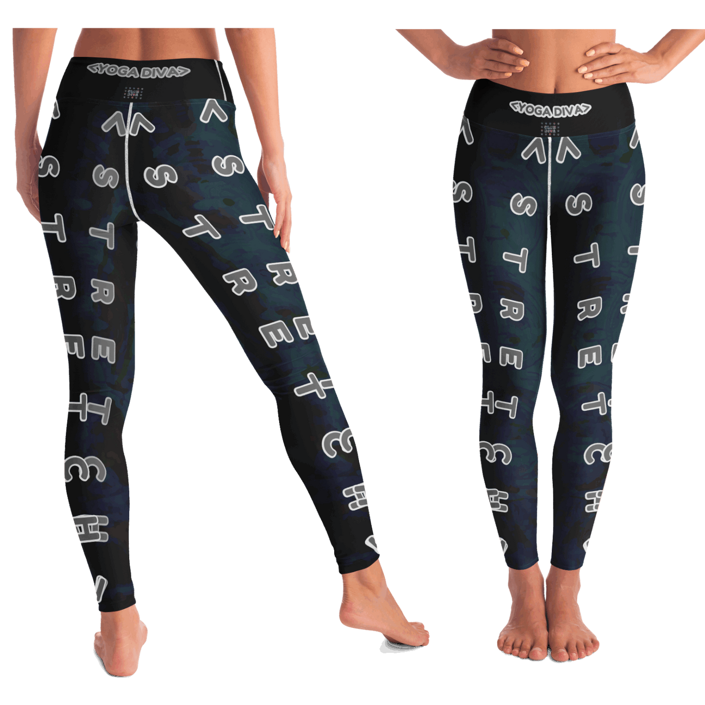  Just Being You, Your Way!-Activewear for Divas | Standout at yoga practice, get your next pair of yoga leggings designed just for you!-Leggings - AOP - YOGA FREE STYLECC P0P1