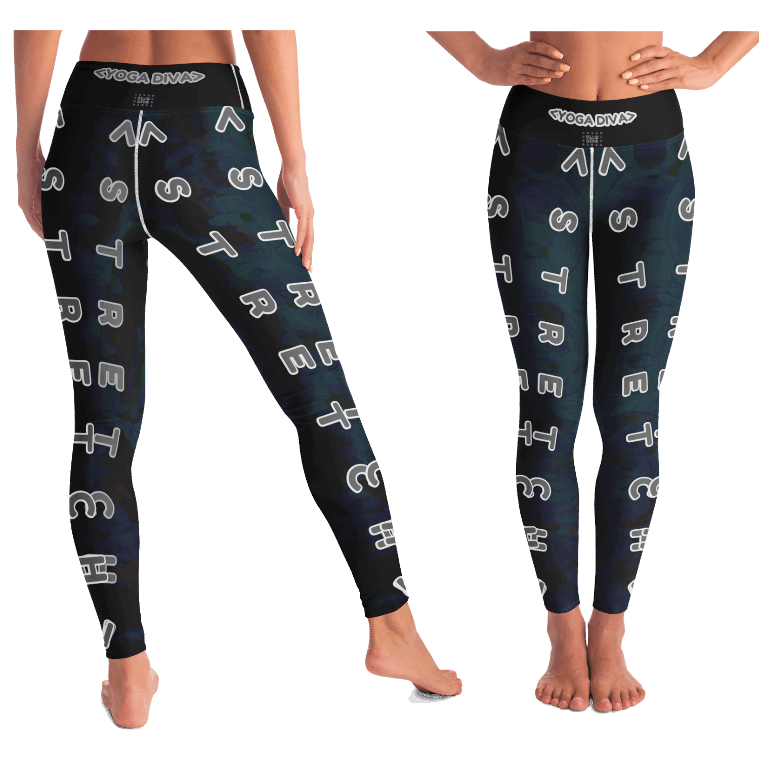  Just Being You, Your Way!-Activewear for Divas | Standout at yoga practice, get your next pair of yoga leggings designed just for you!-Leggings - AOP - YOGA FREE STYLECC P0P1