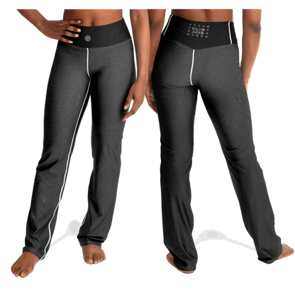  Just Being You, Your Way!-Activewear for Divas | Standout during aerobics, get your next pair of flared leggings designed just for you!-Leggings - AOP - FLARE FREE STYLE TC P1P2P3