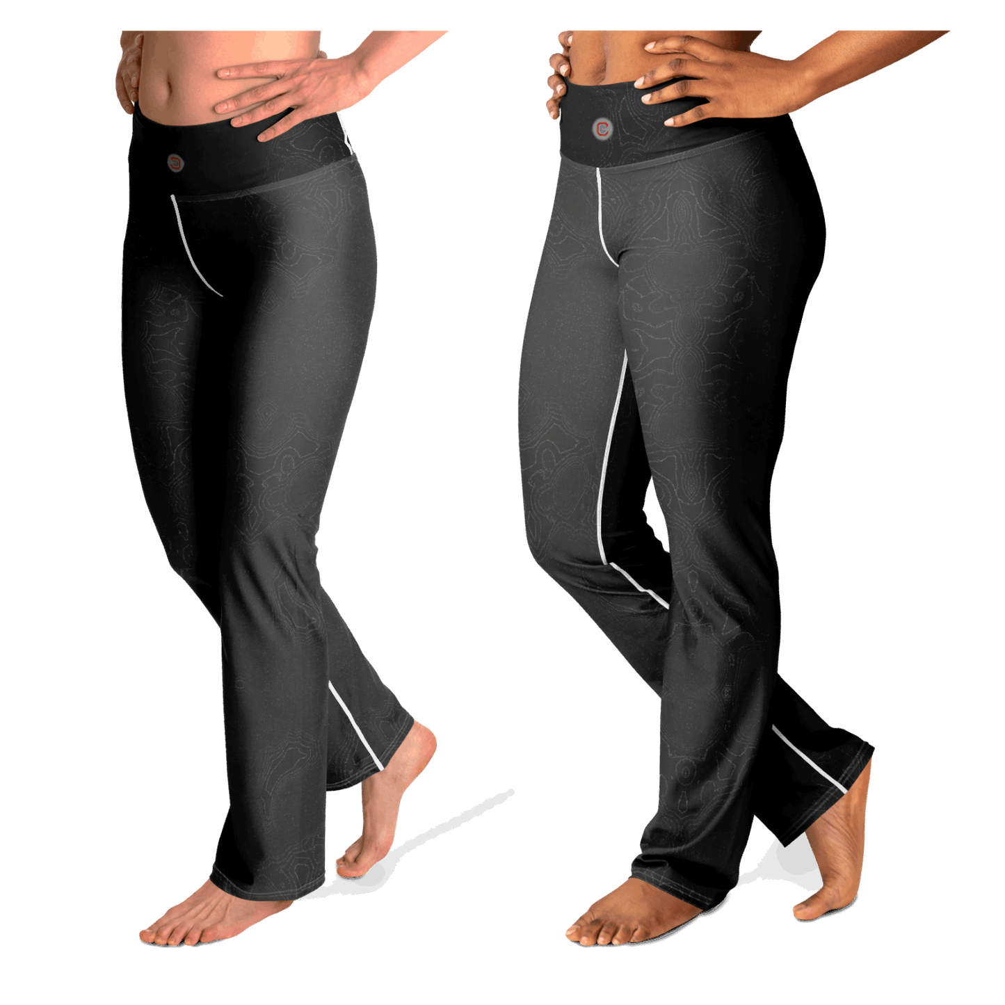  Just Being You, Your Way!-Activewear for Divas | Standout during aerobics, get your next pair of flared leggings designed just for you!-Leggings - AOP - FLARE FREE STYLE TC P1P2P3