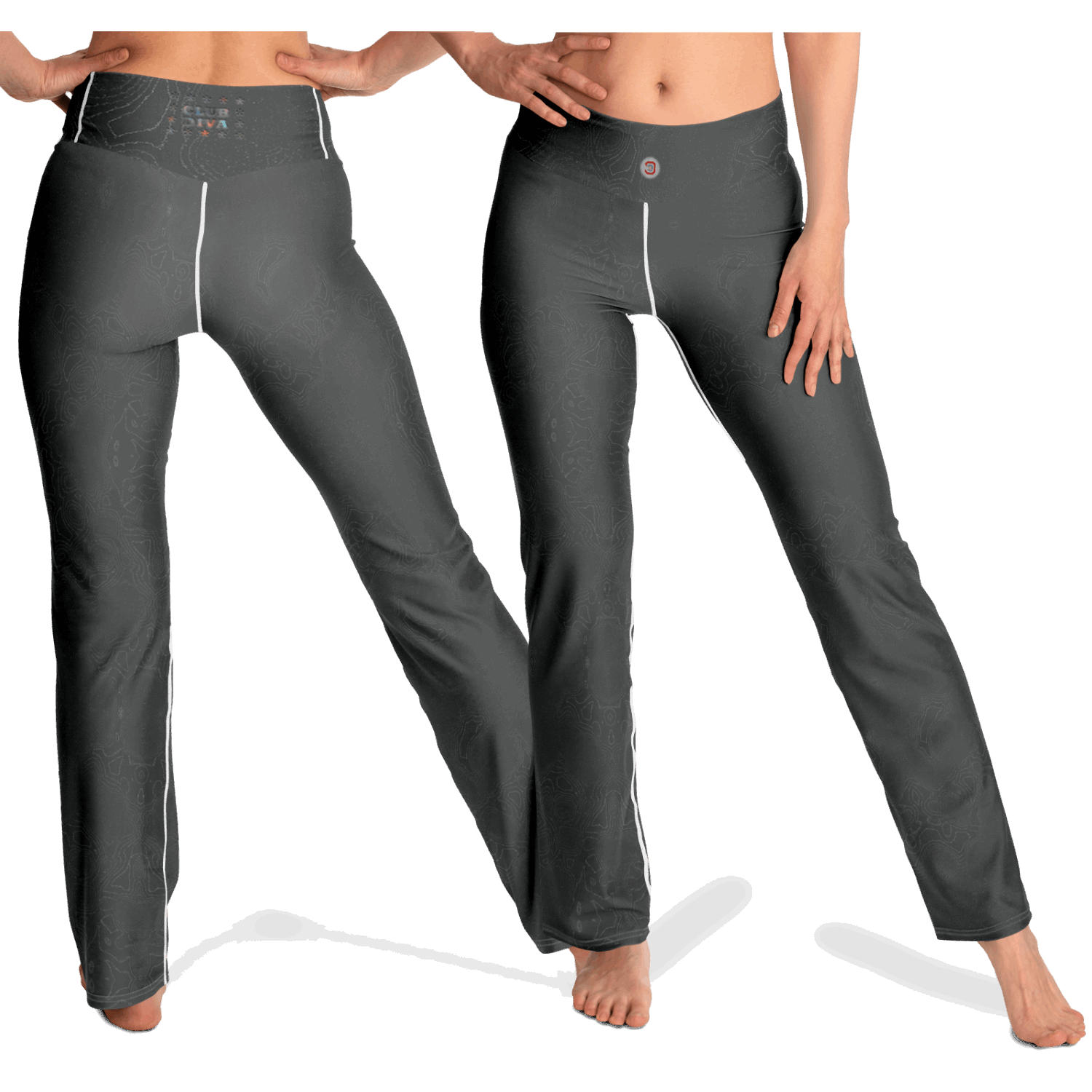  Just Being You, Your Way!-Activewear for Divas | Standout during aerobics, get your next pair of flared leggings designed just for you!-Leggings - AOP - FLARE FREE STYLE TC P1P2P3