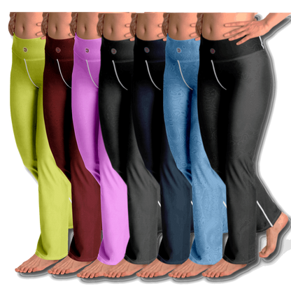  Just Being You, Your Way!-Activewear for Divas | Standout during aerobics, get your next pair of flared leggings designed just for you!-Leggings - AOP - FLARE FREE STYLE TC P1P2P3