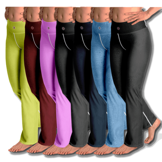 Activewear for Divas | Standout during aerobics, get your next pair of flared leggings designed just for you! Just Being You, Your Way!