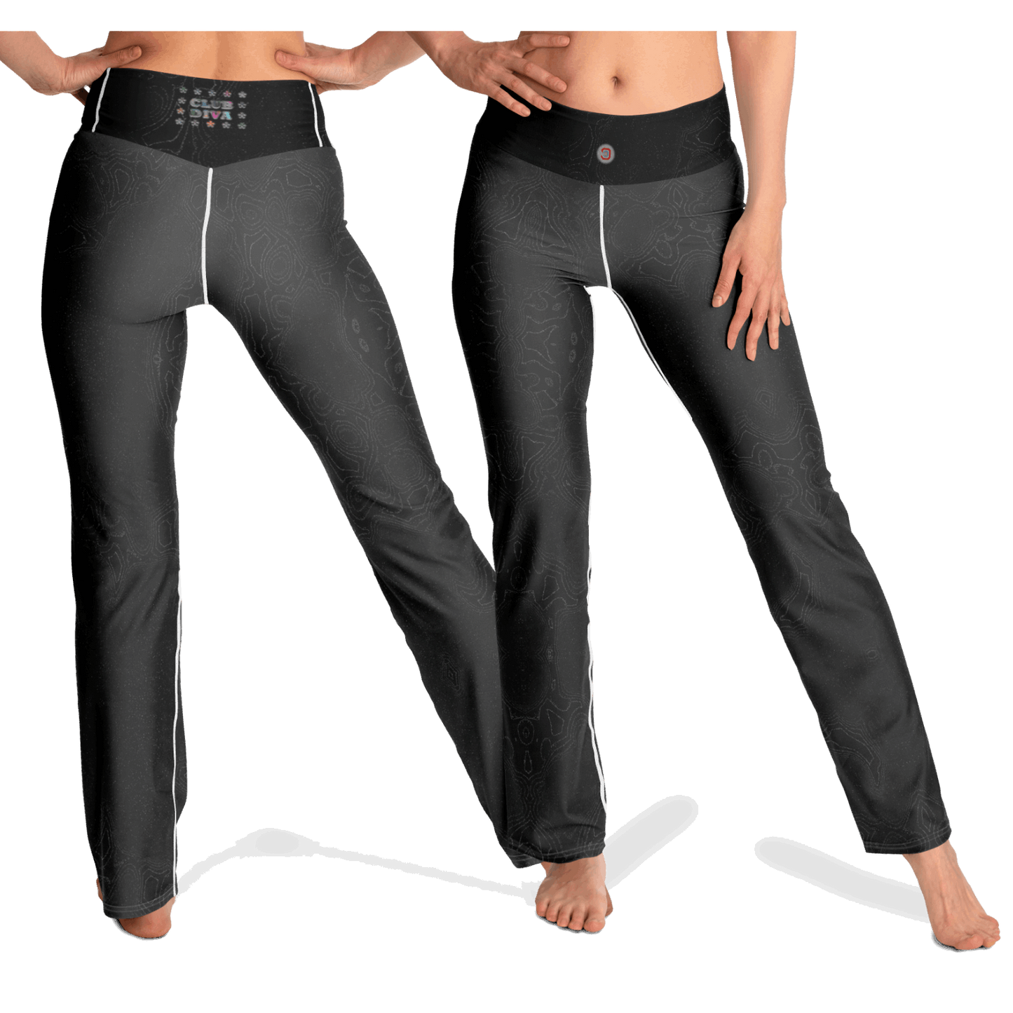  Just Being You, Your Way!-Activewear for Divas | Standout during aerobics, get your next pair of flared leggings designed just for you!-Leggings - AOP - FLARE FREE STYLE TC P1P2P3