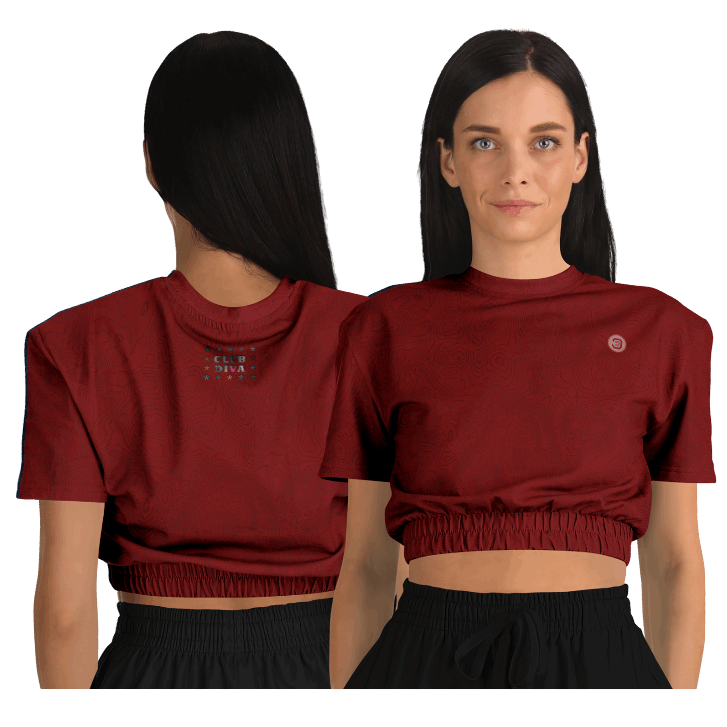  Just Being You, Your Way!-Activewear for Divas | Trendy and versatile crop top makes you look and feel amazing-Crop Top - AOP - TC P0P1