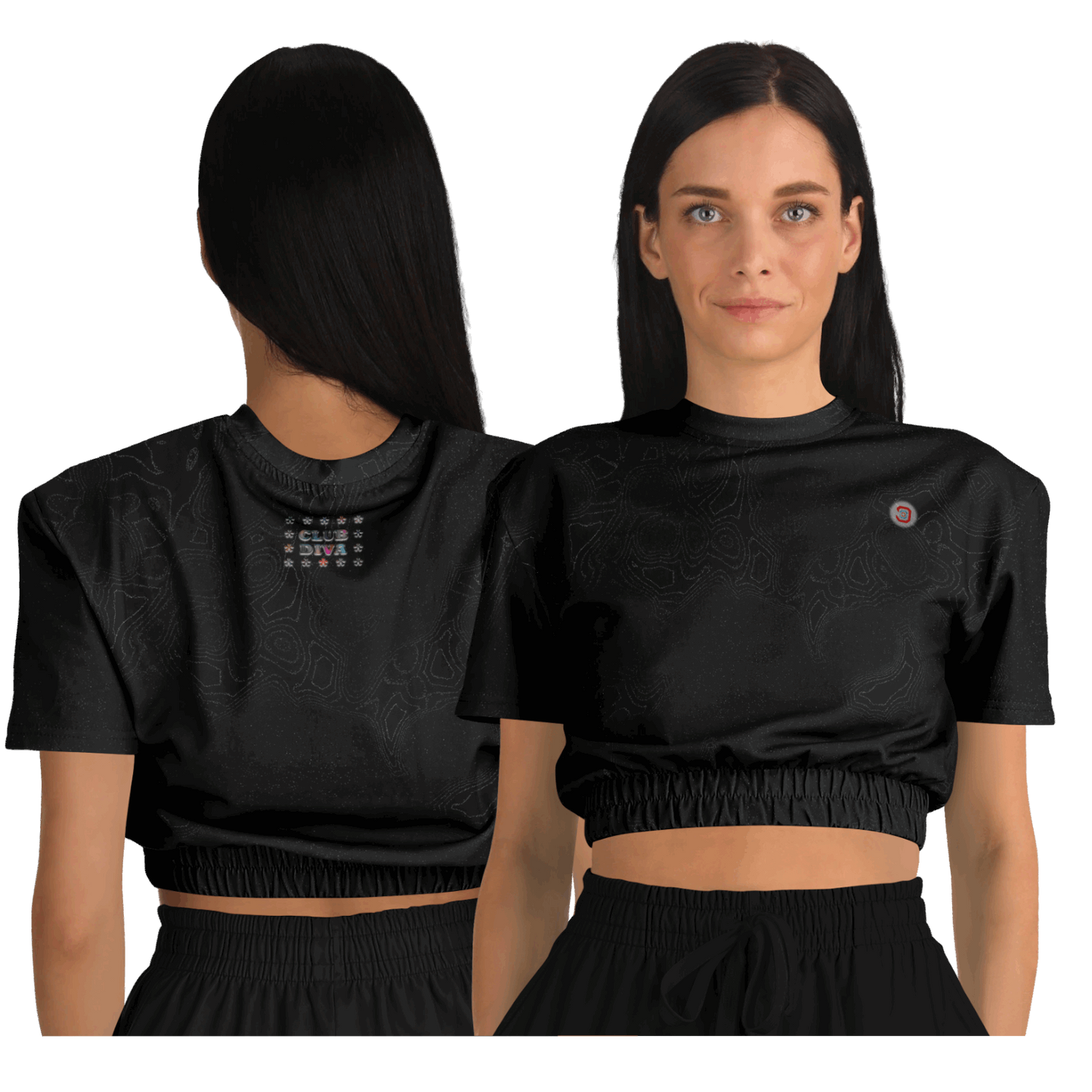  Just Being You, Your Way!-Activewear for Divas | Trendy and versatile crop top makes you look and feel amazing-Crop Top - AOP - TC P0P1