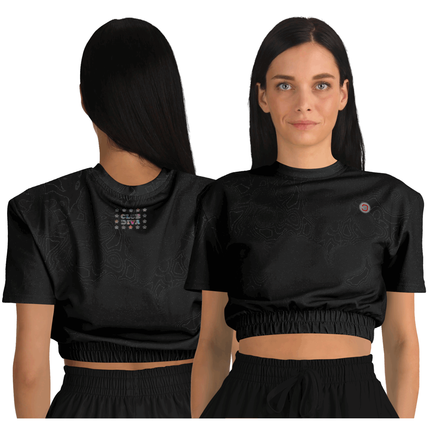  Just Being You, Your Way!-Activewear for Divas | Trendy and versatile crop top makes you look and feel amazing-Crop Top - AOP - TC P0P1