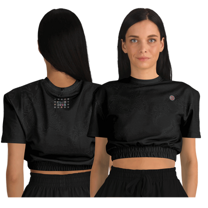  Just Being You, Your Way!-Activewear for Divas | Trendy and versatile crop top makes you look and feel amazing-Crop Top - AOP - TC P0P1