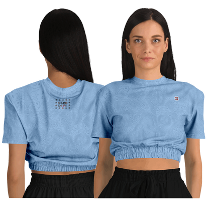  Just Being You, Your Way!-Activewear for Divas | Trendy and versatile crop top makes you look and feel amazing-Crop Top - AOP - TC P0P1