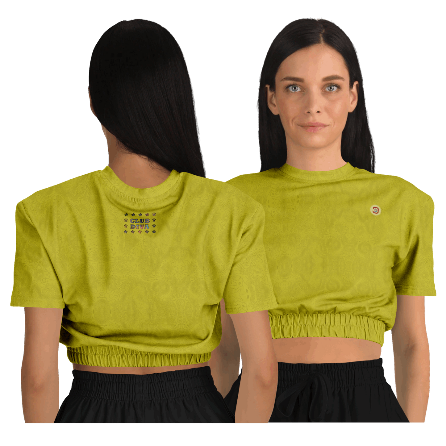  Just Being You, Your Way!-Activewear for Divas | Trendy and versatile crop top makes you look and feel amazing-Crop Top - AOP - TC P0P1