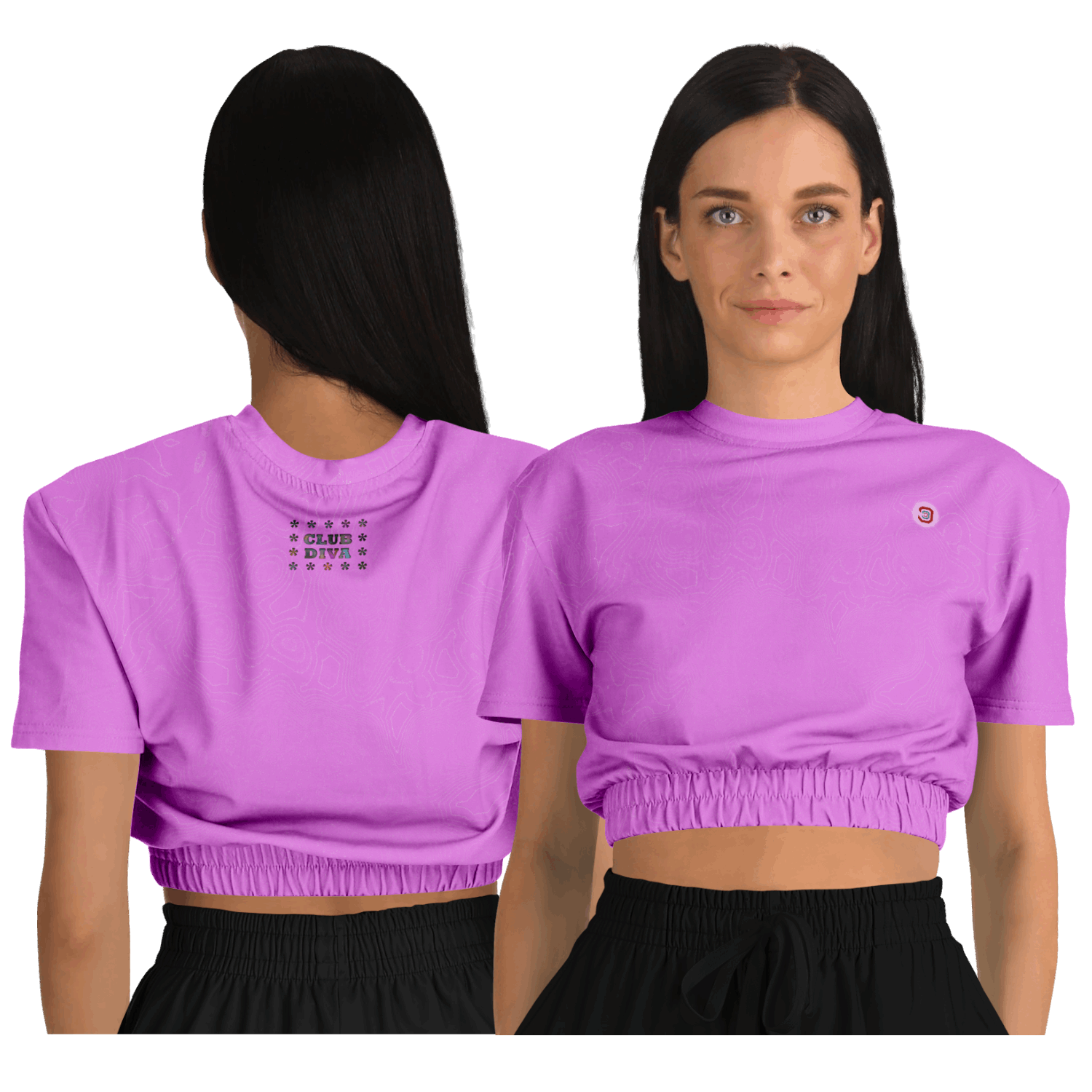  Just Being You, Your Way!-Activewear for Divas | Trendy and versatile crop top makes you look and feel amazing-Crop Top - AOP - TC P0P1