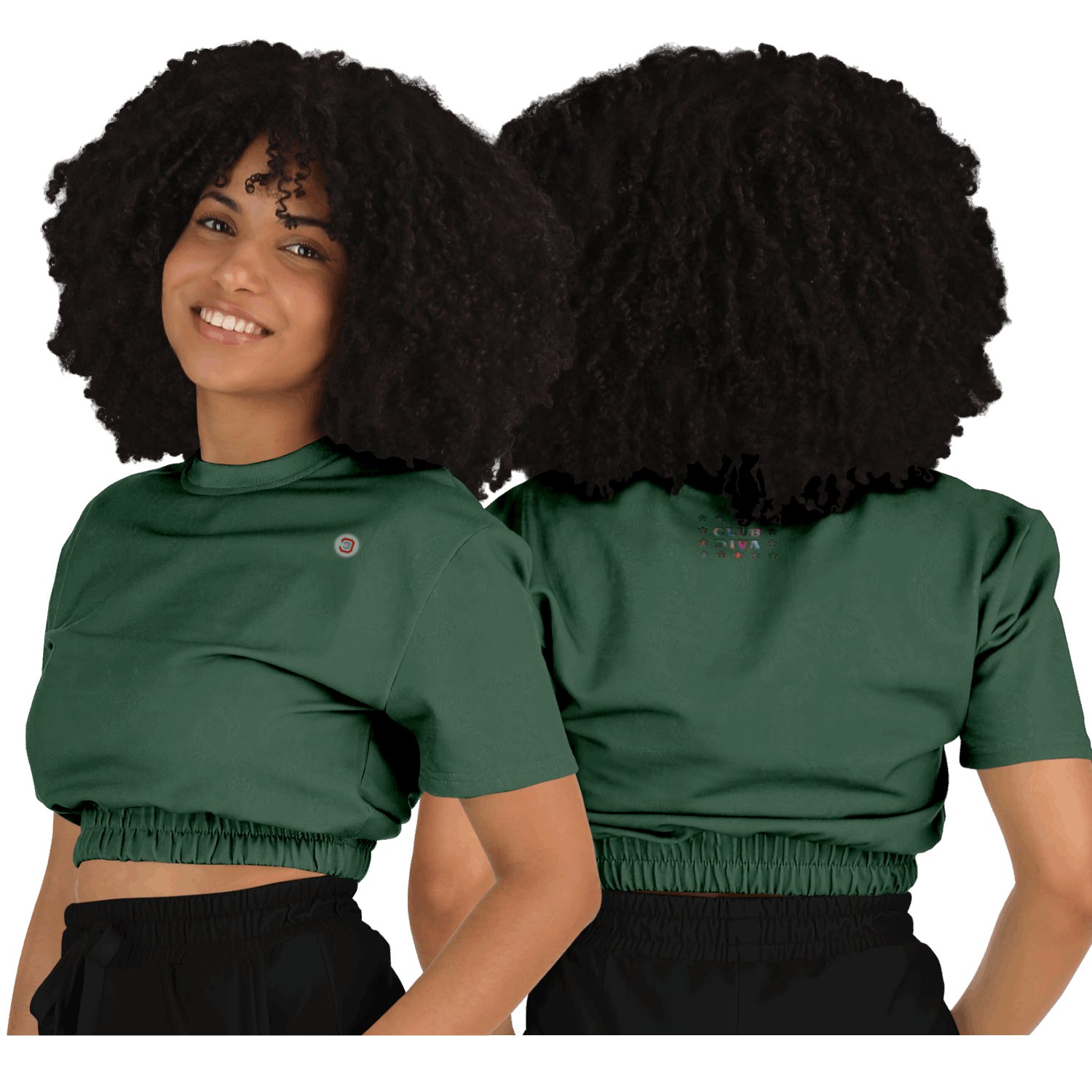  Just Being You, Your Way!-Activewear for Divas | Trendy and versatile crop top makes you look and feel amazing-Crop Top - AOP - TC P0P1