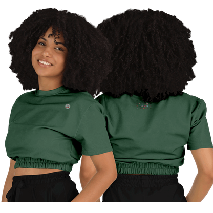  Just Being You, Your Way!-Activewear for Divas | Trendy and versatile crop top makes you look and feel amazing-Crop Top - AOP - TC P0P1