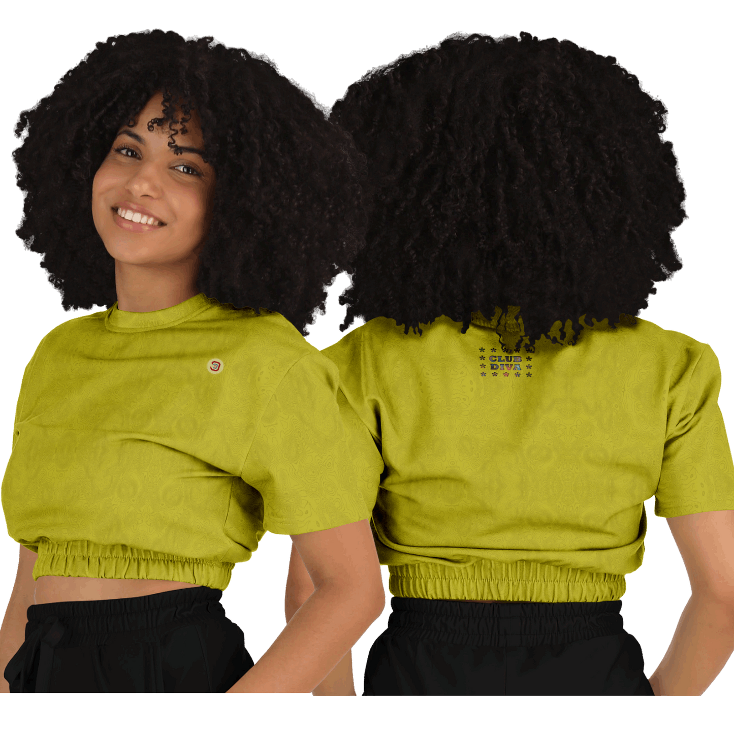  Just Being You, Your Way!-Activewear for Divas | Trendy and versatile crop top makes you look and feel amazing-Crop Top - AOP - TC P0P1