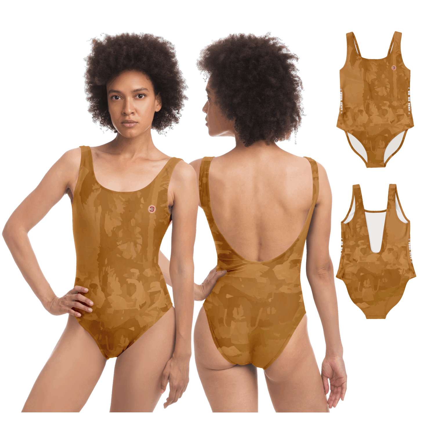  Just Being You, Your Way!-Activewear for Divas | Wow everyone at the beach or the pool with this 1-piece swimsuit.-One-Piece Swimsuit - AOP - TP P0P1P2P3