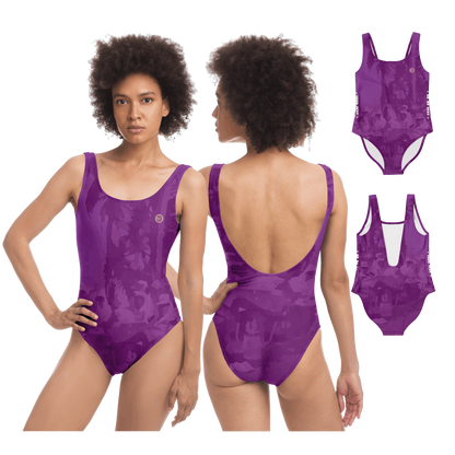  Just Being You, Your Way!-Activewear for Divas | Wow everyone at the beach or the pool with this 1-piece swimsuit.-One-Piece Swimsuit - AOP - TP P0P1P2P3