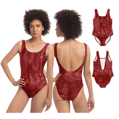  Just Being You, Your Way!-Activewear for Divas | Wow everyone at the beach or the pool with this 1-piece swimsuit.-One-Piece Swimsuit - AOP - TP P0P1P2P3