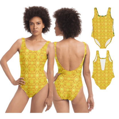  Just Being You, Your Way!-Activewear for Divas | Wow everyone at the beach or the pool with this 1-piece swimsuit.-One-Piece Swimsuit - AOP - MIX P0P1P2P3