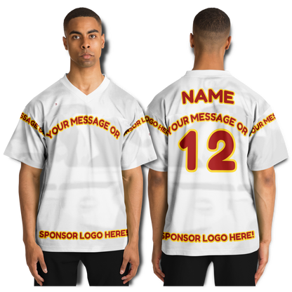  Just Being You, Your Way!-Activewear for Dudes | Get your best memories as the free style design for your next football shirt. Any design and base color!-Football Jersey - AOP - AC P0P1