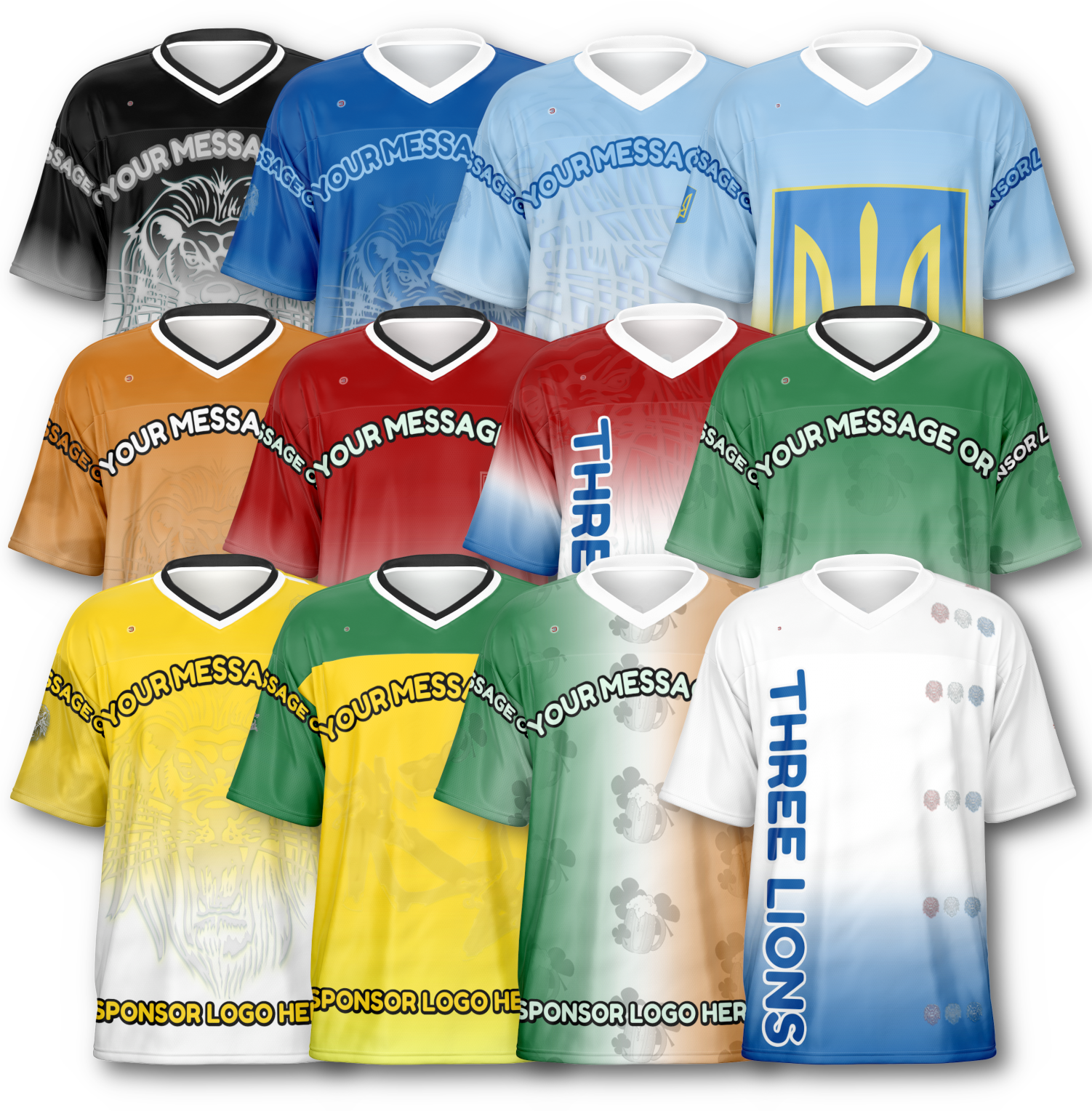  Just Being You, Your Way!-Activewear for Dudes | Get your best memories as the free style design for your next football shirt. Any design and base color!-Football Jersey - AOP - FREE STYLE LG P2P3