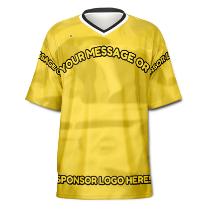  Just Being You, Your Way!-Activewear for Dudes | Get your best memories as the free style design for your next football shirt. Any design and base color!-Football Jersey - AOP - AC P0P1
