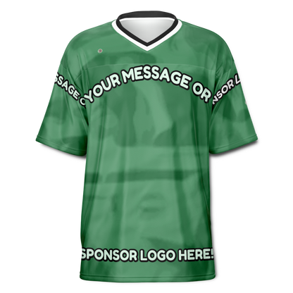  Just Being You, Your Way!-Activewear for Dudes | Get your best memories as the free style design for your next football shirt. Any design and base color!-Football Jersey - AOP - AC P0P1